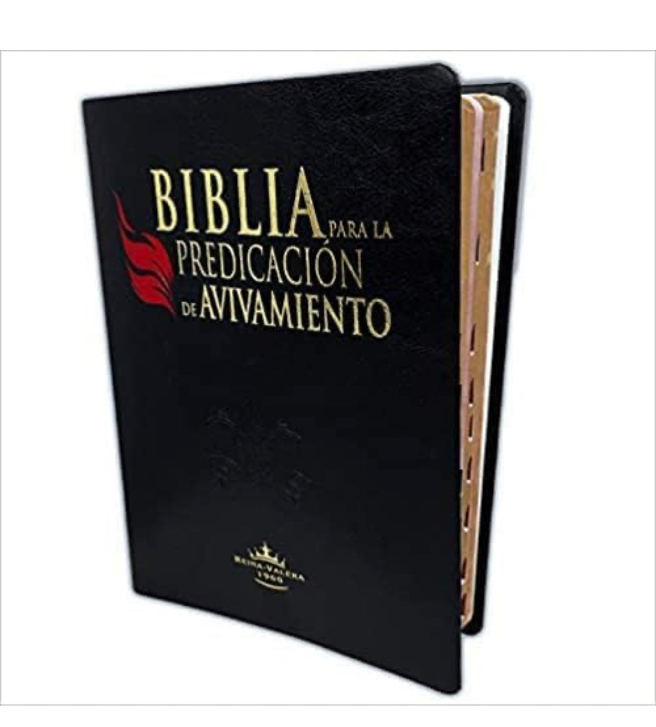BIBLIA PARA LA PREDICACION DE AVIVAMIENTO COLOR NEGRO PARA CABALLERO