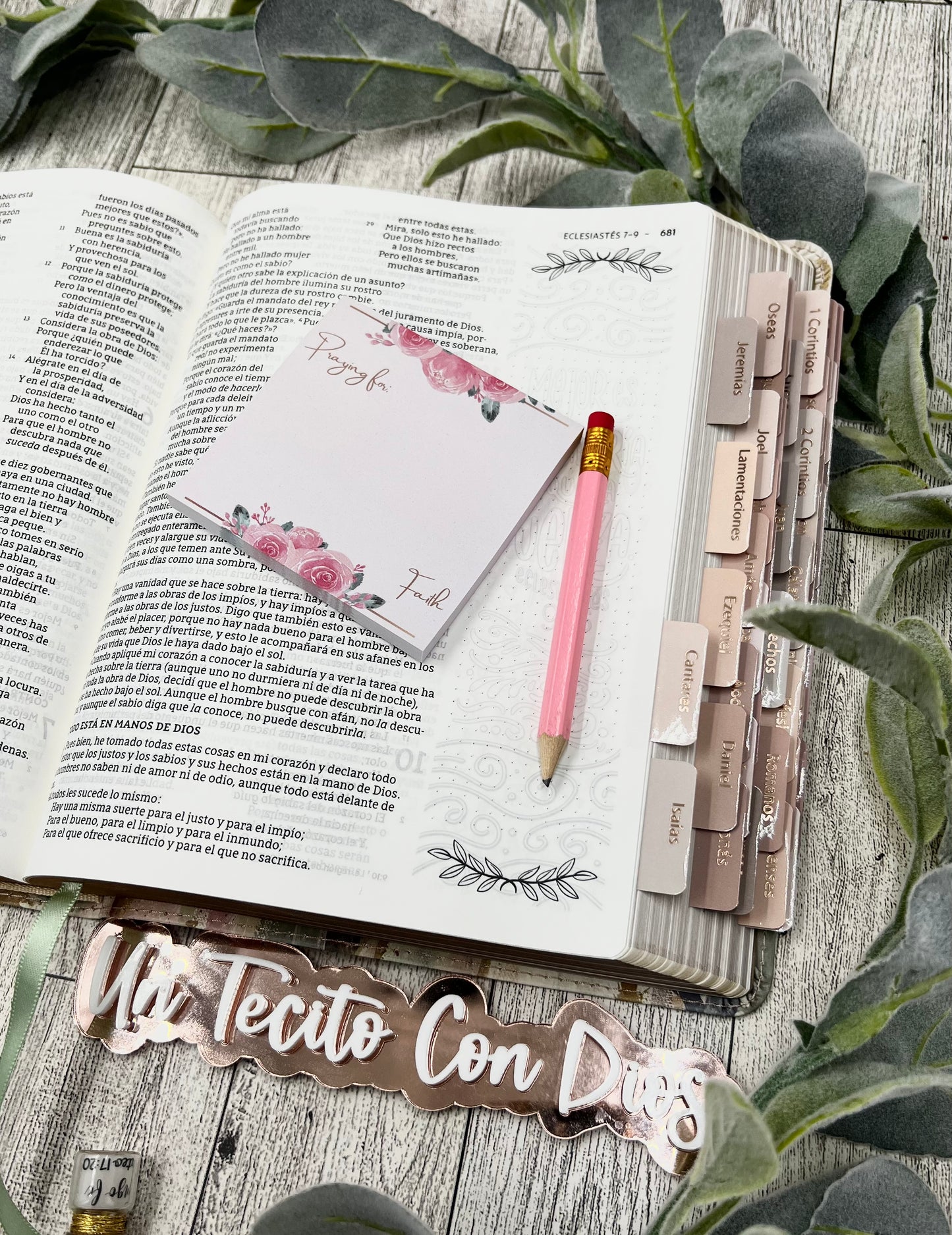 STICKY NOTES AND PENCIL SET