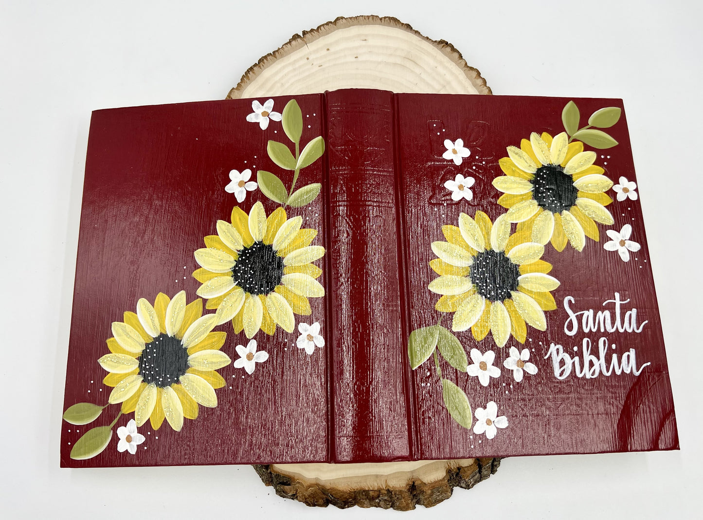 BIBLIA DEVOCIONAL PARA MUJERES CENTRADA EN CRISTO (RV 1960) PINTADA A MANO 2024