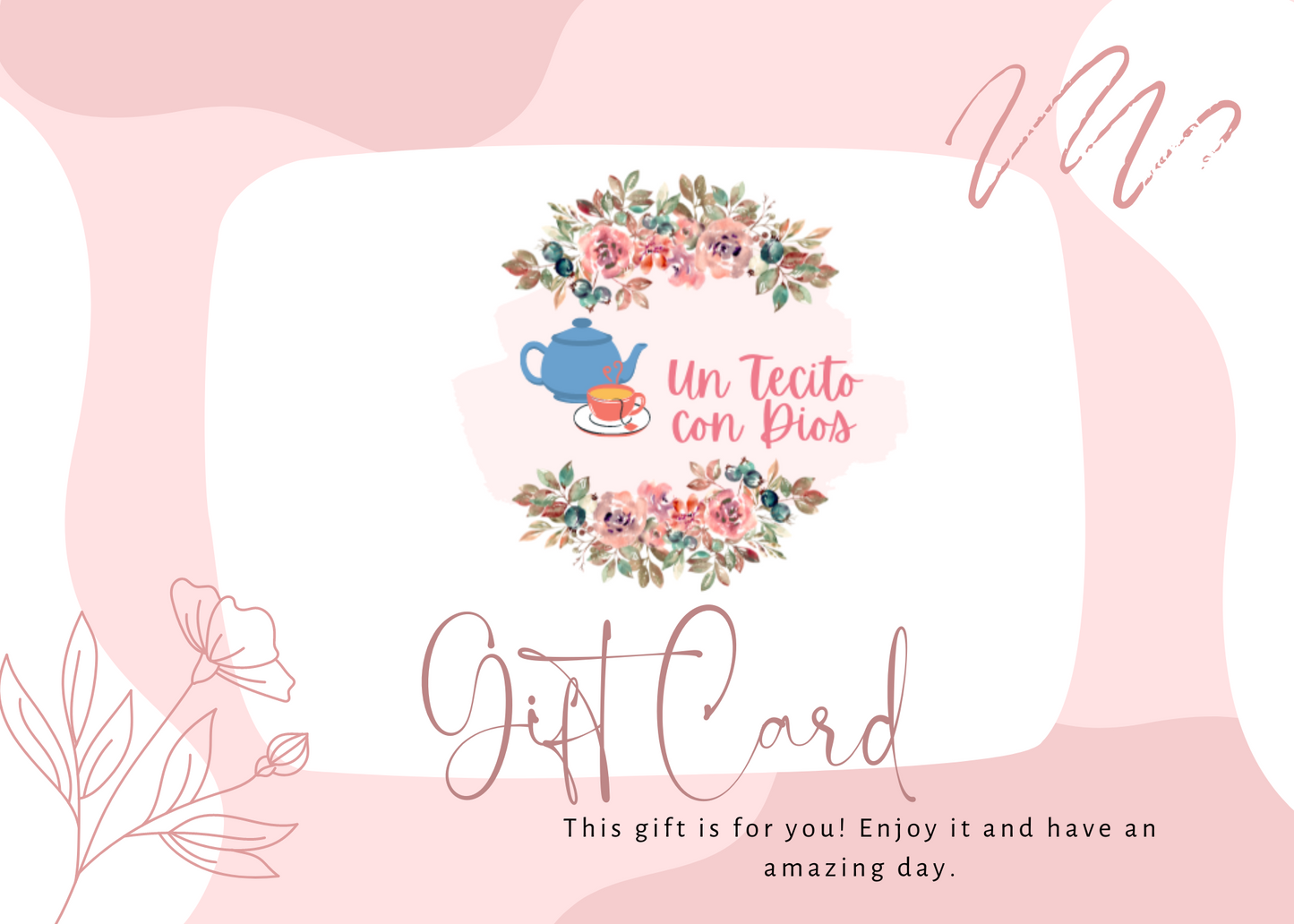TARJETA DE REGALO - UN TECITO CON DIOS