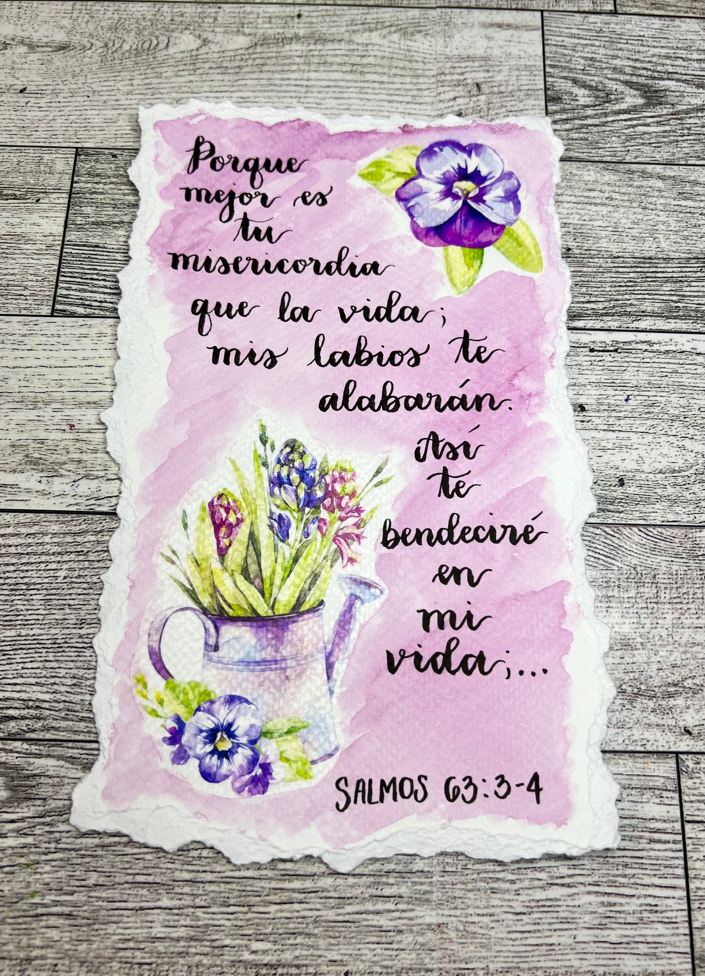 Acuarela y Caligrafía