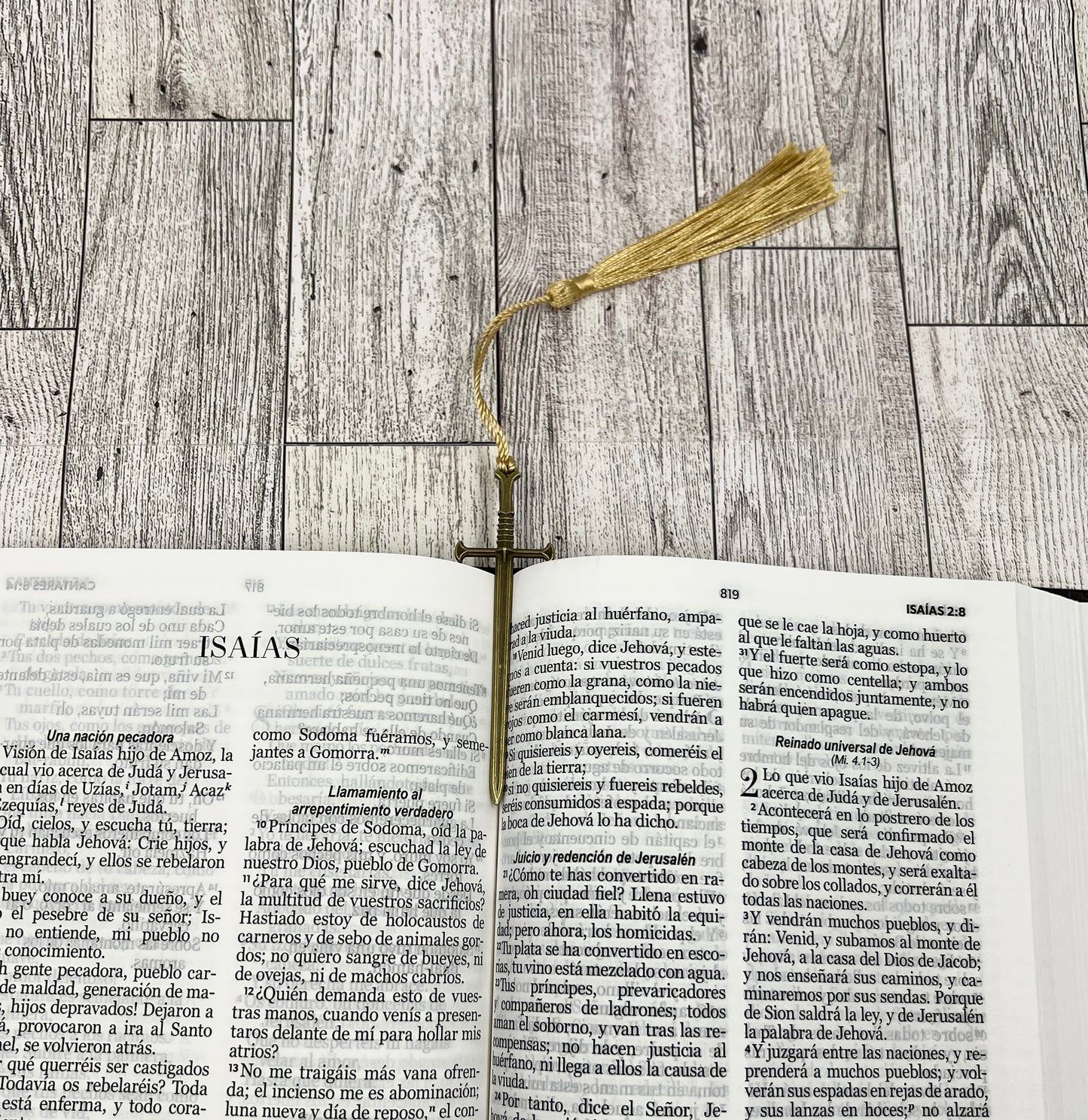 SEPARADOR DE ESPADA / SWORD BOOKMARK