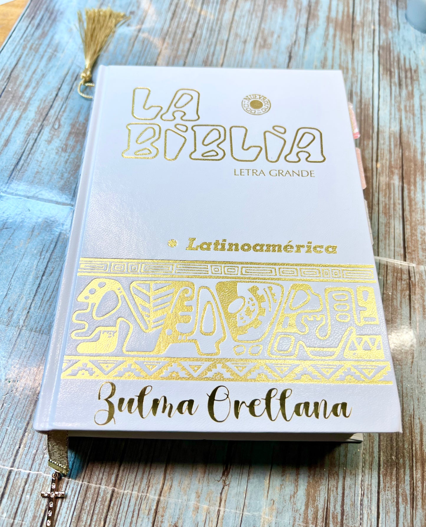 BIBLIA CATOLICA LATINOAMERICANA PERSONALIZADA (LETRA GRANDE)