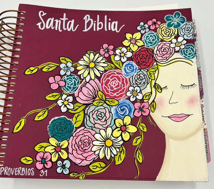 BIBLIAS PINTADAS A MANO