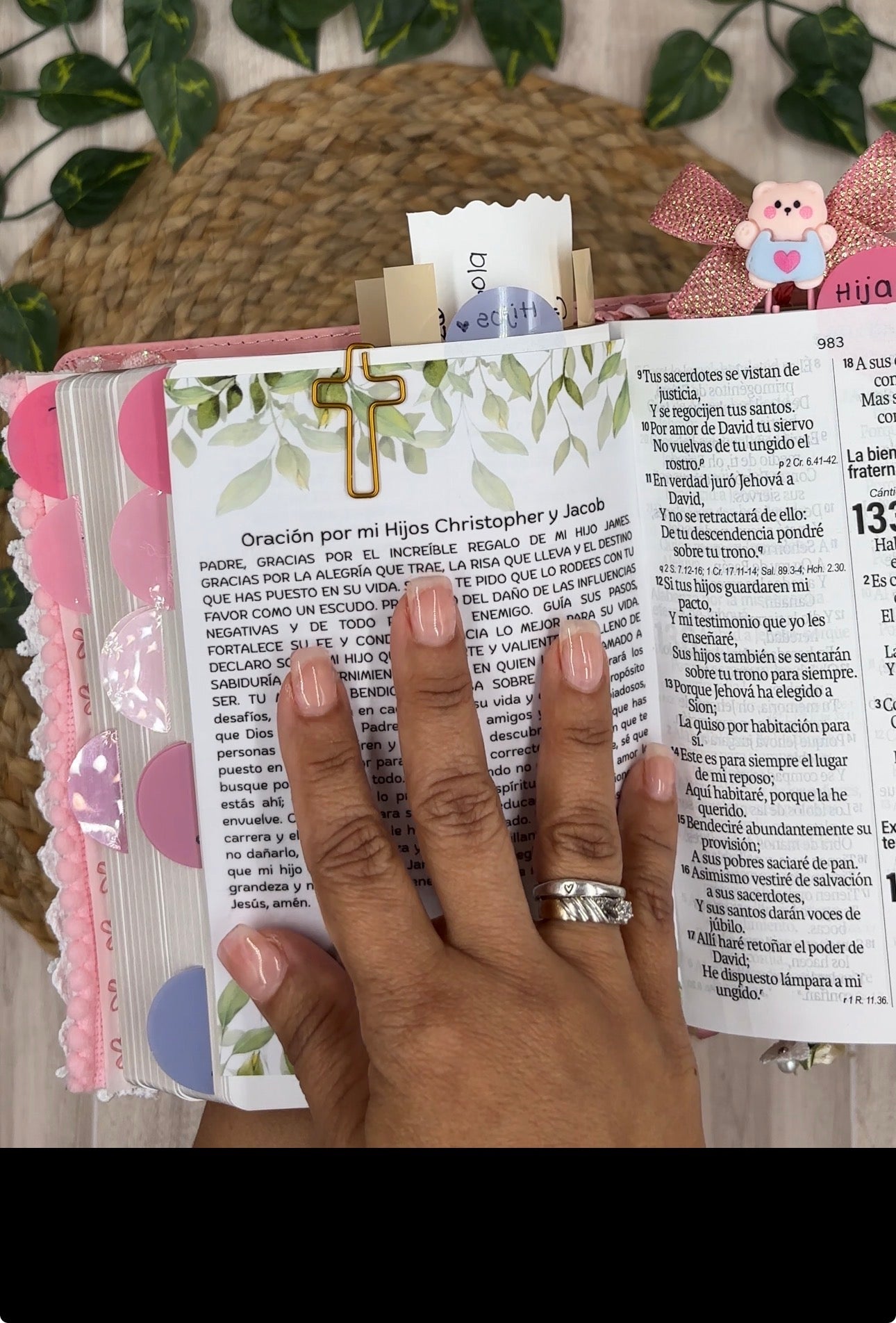 BIBLIA DE ORACION BELINDA PORTATIL LETRA 12 PUNTOS