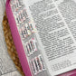 BIBLIA  LETRA  GRANDE 12 PUNTOS FONDO ROSA CON CIERRE (ZIPPER)