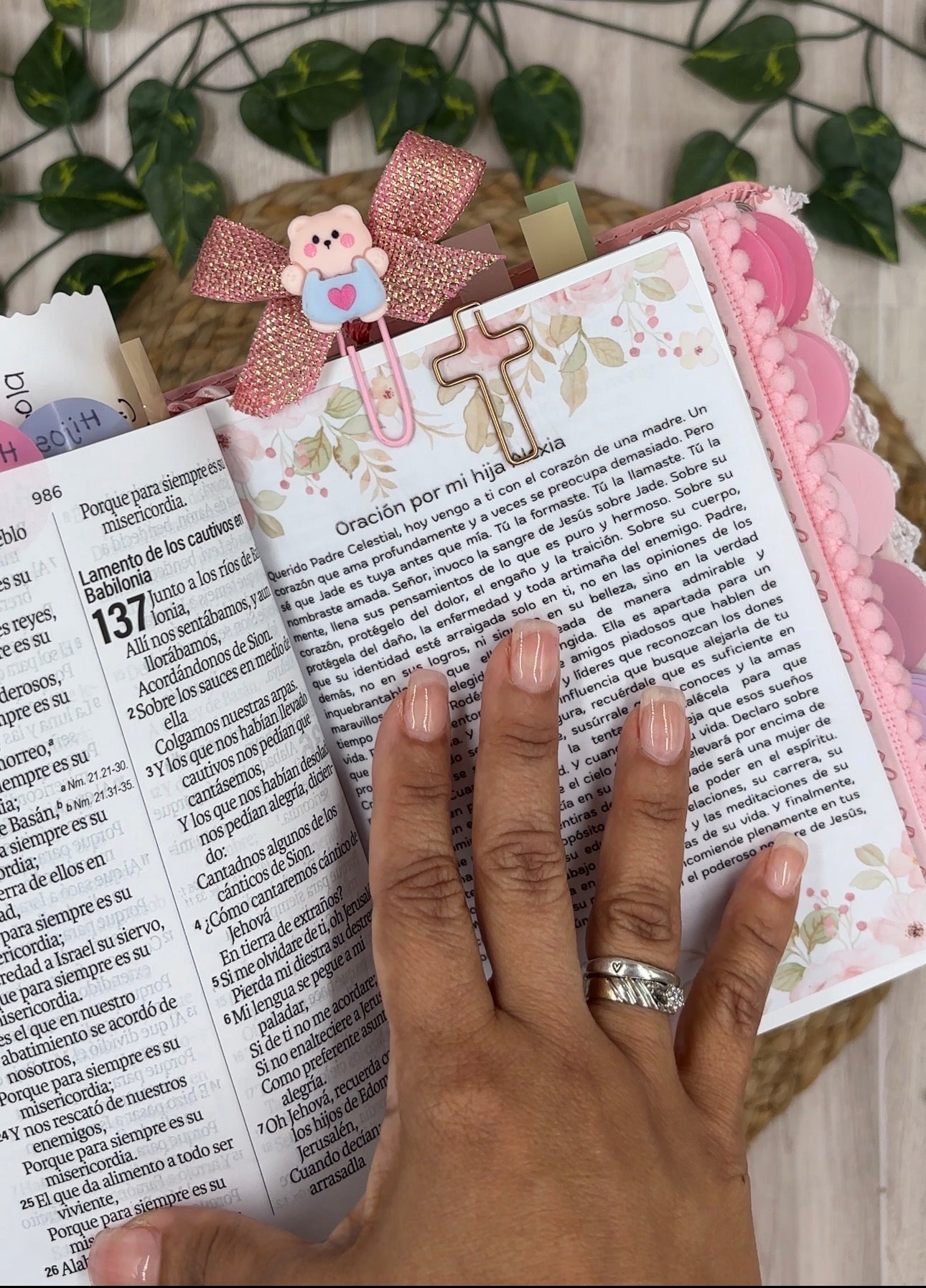BIBLIA DE ORACION BELINDA PORTATIL LETRA 12 PUNTOS
