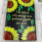 BIBLIA TAMAÑO MANUAL PINTADA A MANO - GIRASOLES