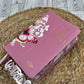 BIBLIA  PORTATIL DISEÑO MARIPOSAS LETRA  GRANDE 12 PUNTOS COLOR  ROSA