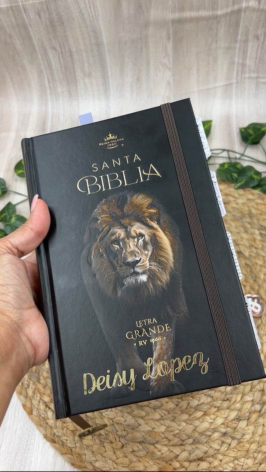 BIBLIA LEON DE JUDA - CON ELÁSTICO