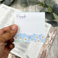 STICKY NOTES AND PENCIL SET