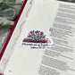 Biblia y Flores - Sticker