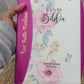 Biblia de Mariposas Color Rosado Letra Gigante 14 Puntos CON CIERRE