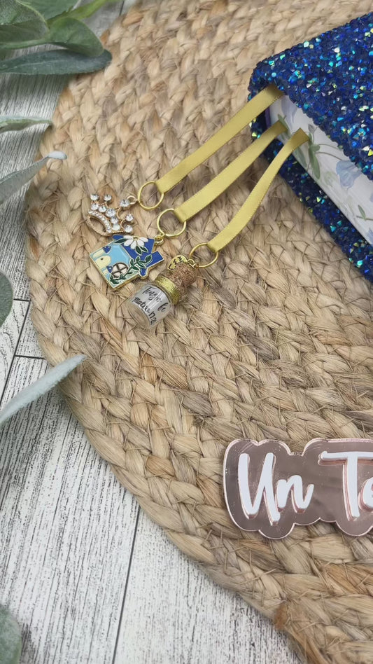 TAMANO MANUAL 12 PUNTOS FORRADAS COLOR AZUL TORNASOL