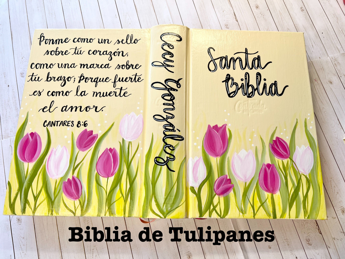 BIBLIA DE APUNTES EDICION ILUSTRADA (RV 1960) PINTADA A MANO 2026