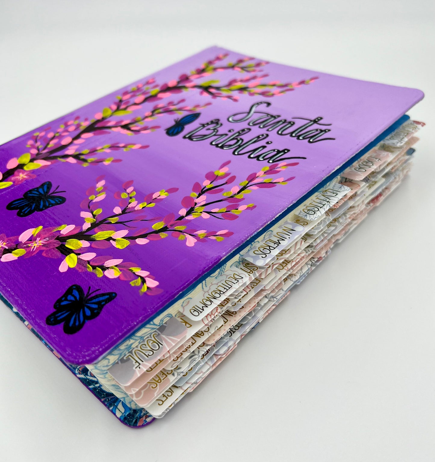 BIBLIA DEVOCIONAL PARA MUJERES CENTRADA EN CRISTO (RV 1960)  PINTADA A MANO 2026