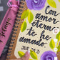 Libreta de Apuntes Rosas Rosadas Pintadas a mano