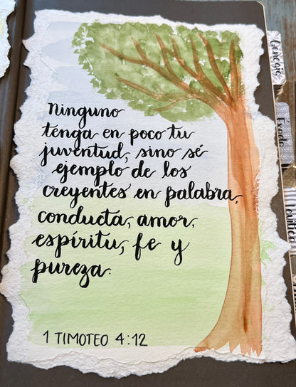 Acuarela y Caligrafía