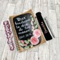 Libreta de Apuntes Rosas Rosadas Pintadas a mano