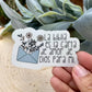 Floral Envelope - Sticker