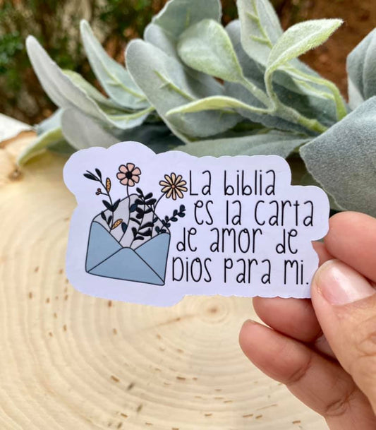 Floral Envelope - Sticker